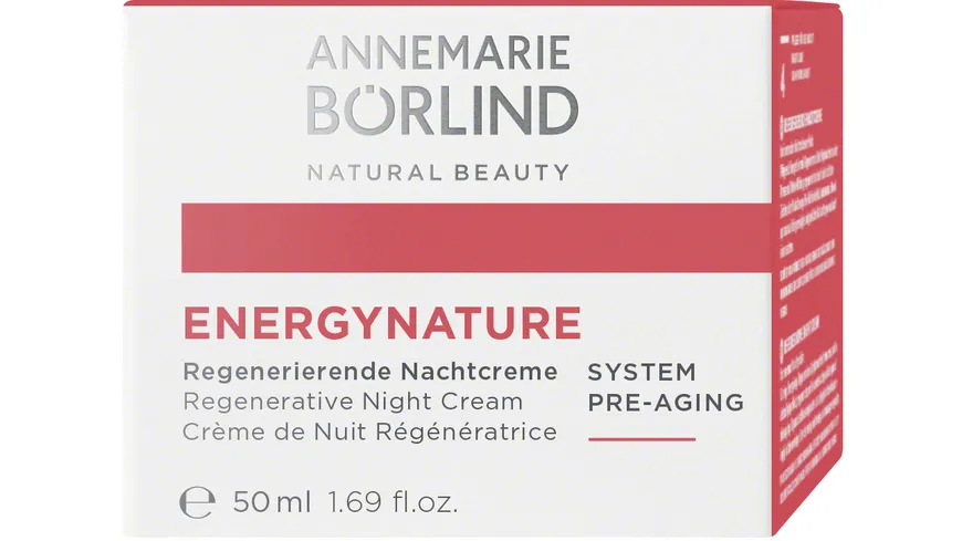 ANNEMARIE BÖRLIND ENERGY NATURE Regenerierende Nachtcreme 50 ml