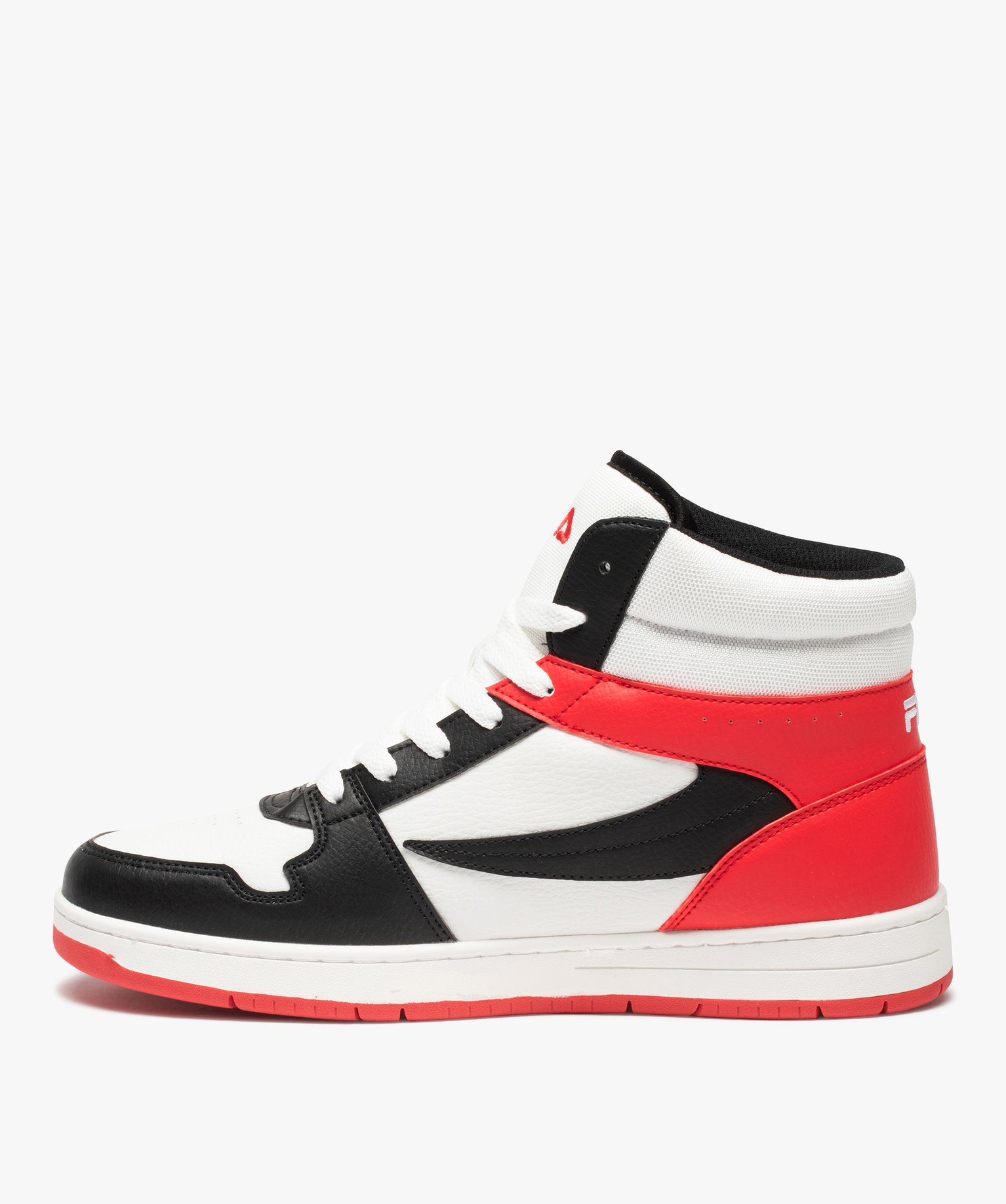 Baskets homme semi-montantes à lacets – Fila Danilo blanc | GEMO