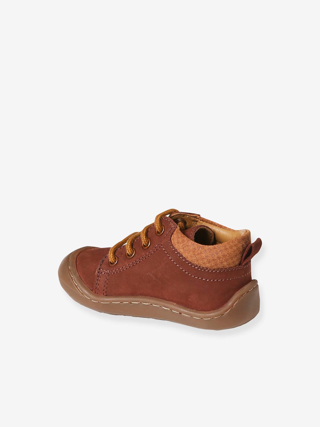 Vertbaudet Baby Lauflern-Boots mit Schnürung - rothaar