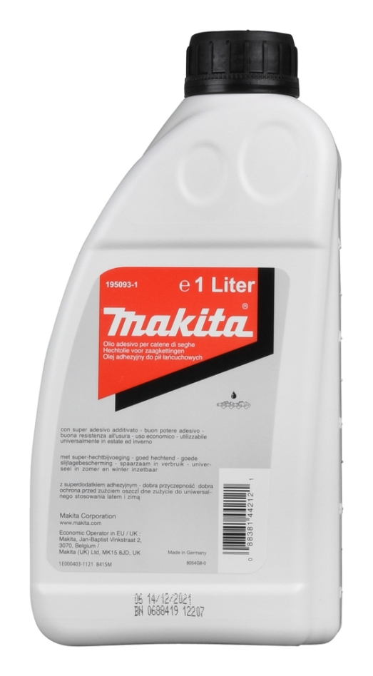 Accessoires Makita 195093-1 Huile pour tronçonneuse 1 litre