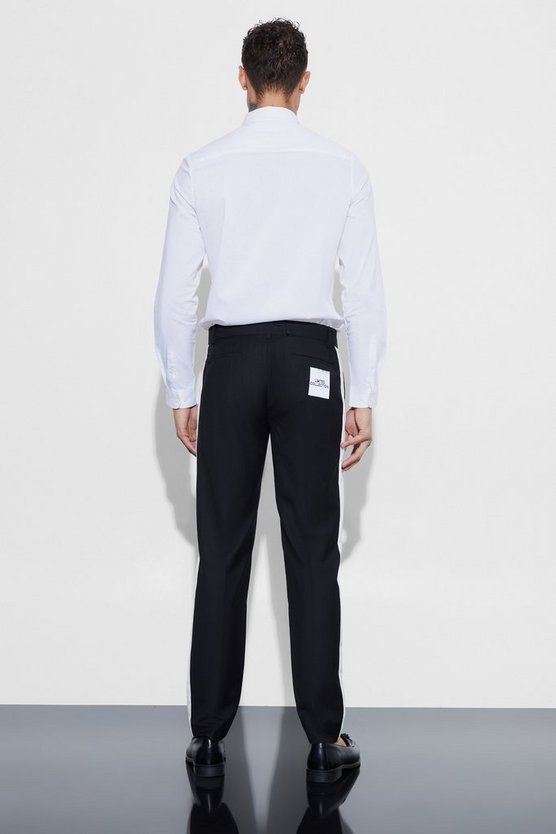 Slim-Fit Hose mit doppeltem Bund