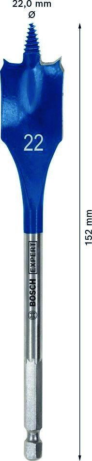 Bosch Blue Accessories 2608900320 Burghiu Expert SelfCut Speed 22 x 152 mm
