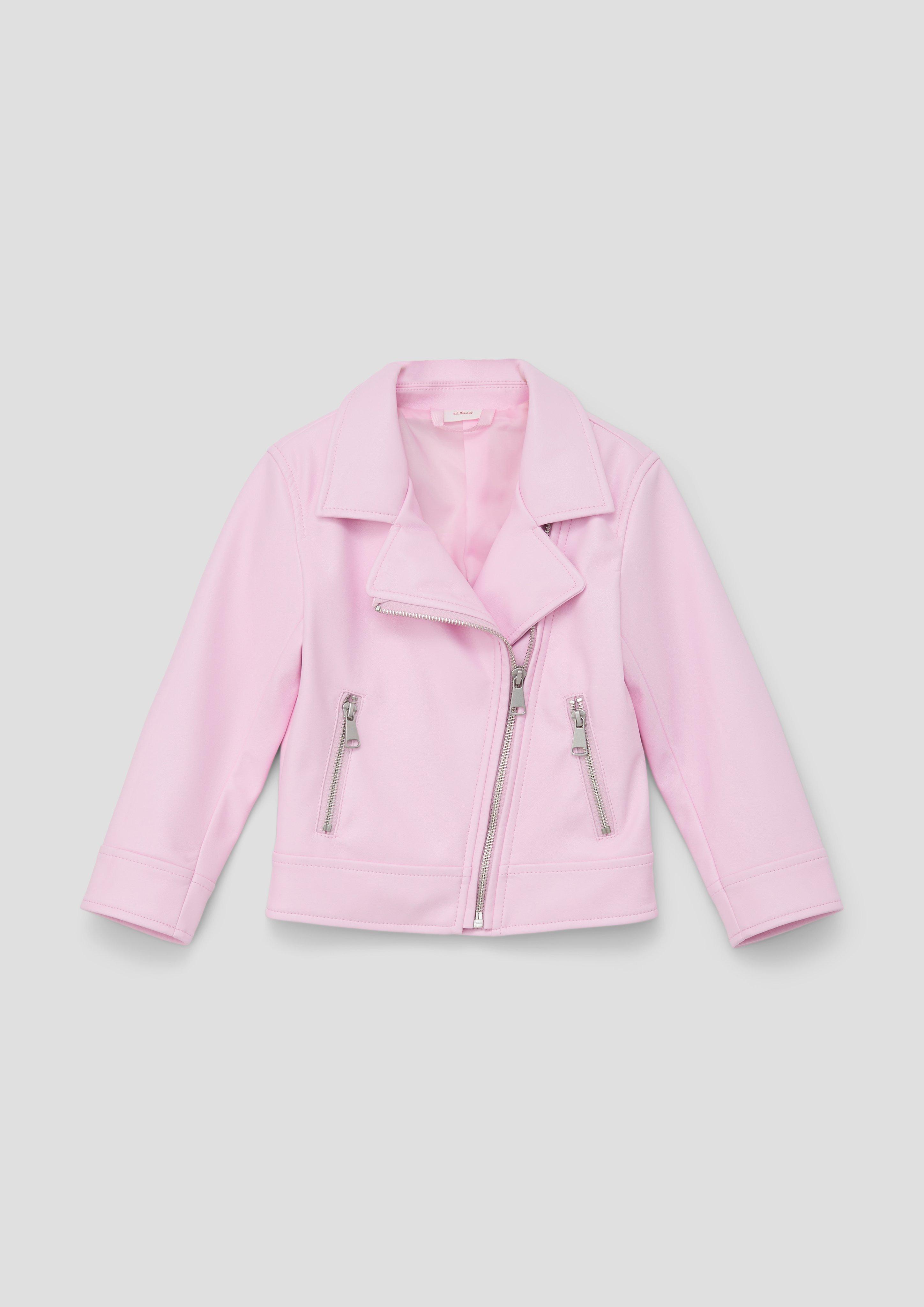Bikerjacke aus Lederimitat  2141934-4073