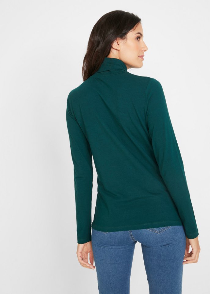 Langarmshirt mit Rollkragen (2er Pack)