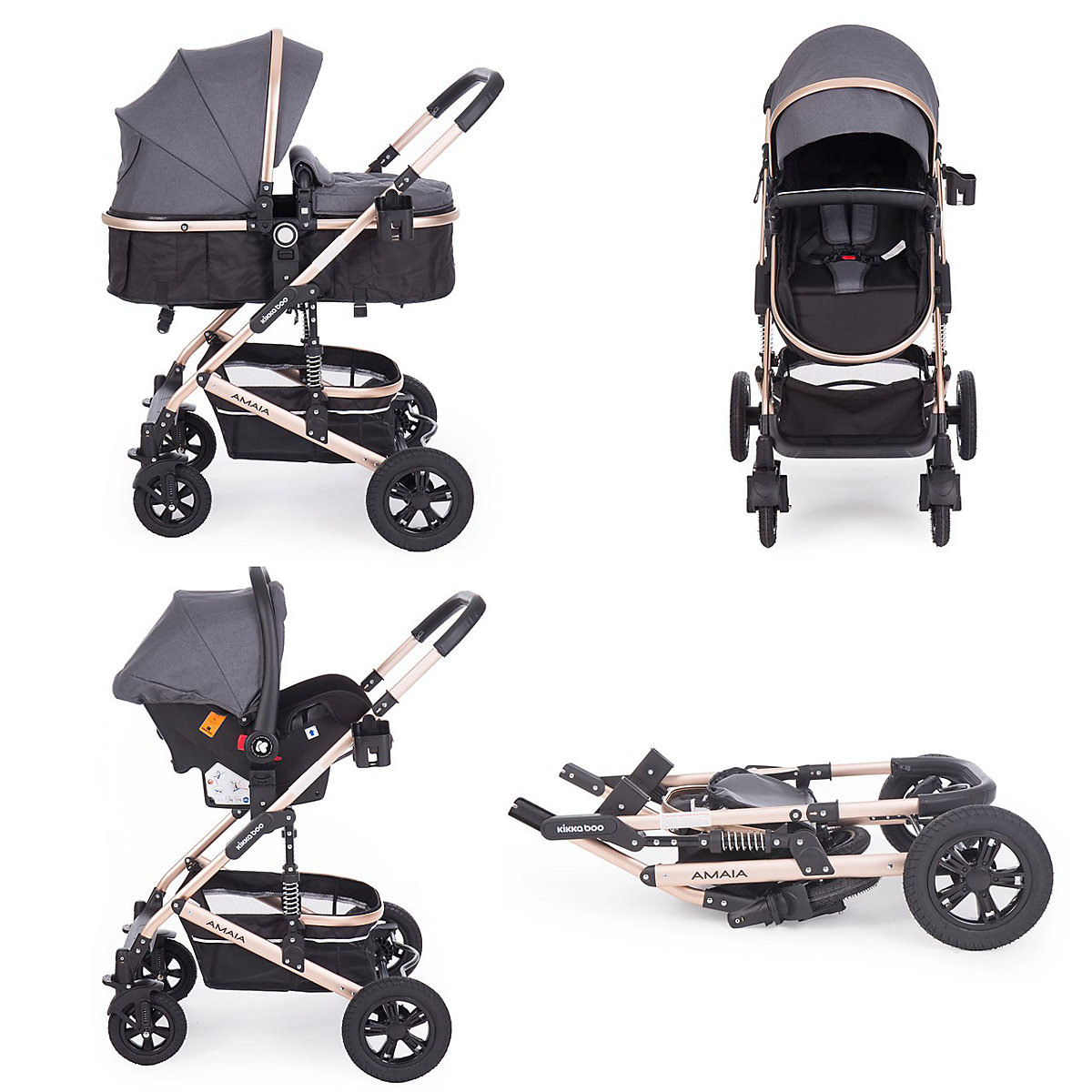 Kinderwagen Amaia 3 in 1 Kombikinderwagen