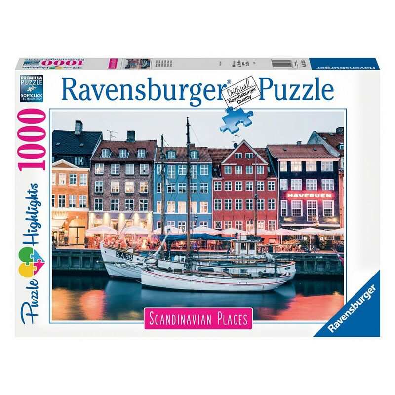 Puzzle Copenhague, Danemark 1000 pièces