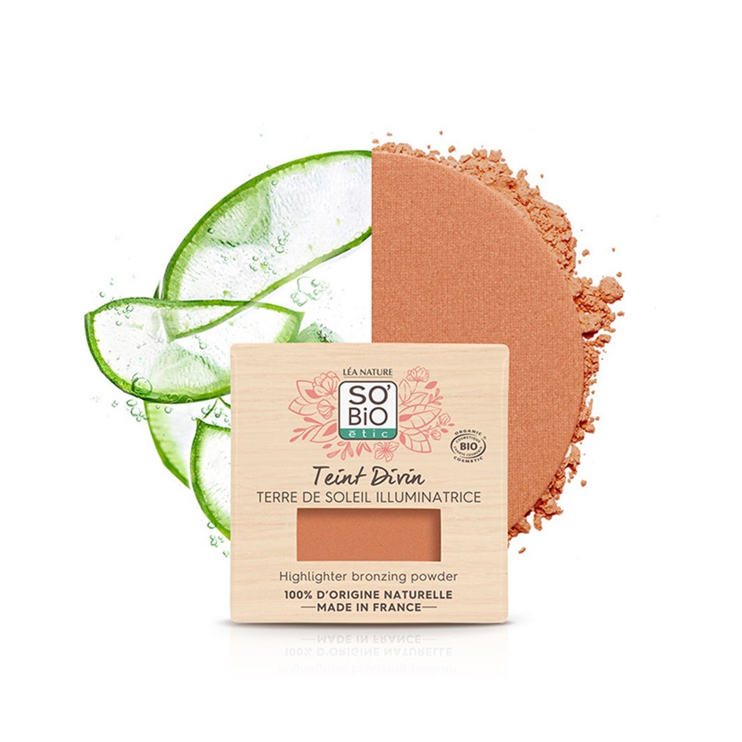 SO BiO étic Illuminating Sun-Kissed Powder, Divine Complexion - 15 Golden Medium