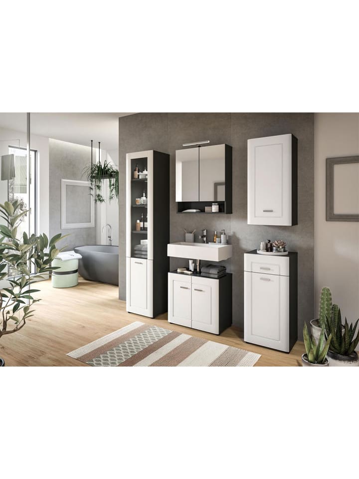ebuy24 Hochschrank Lago Weiß 40 x 34 cm günstig kaufen onesize