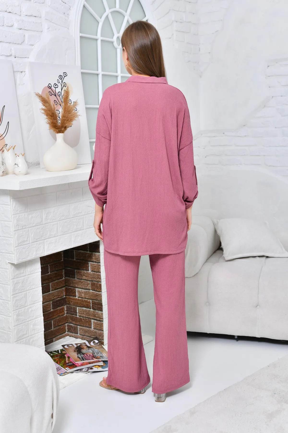 VOLT CLOTHİNG  Zweiteiler - Rosa - Regular Fit
