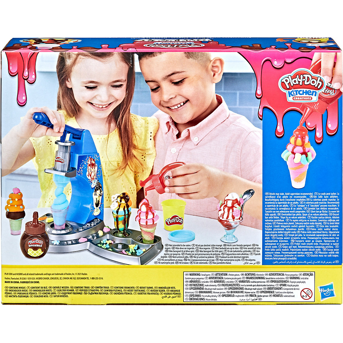 Play-Doh Drizzy Eismaschine mit Toppings