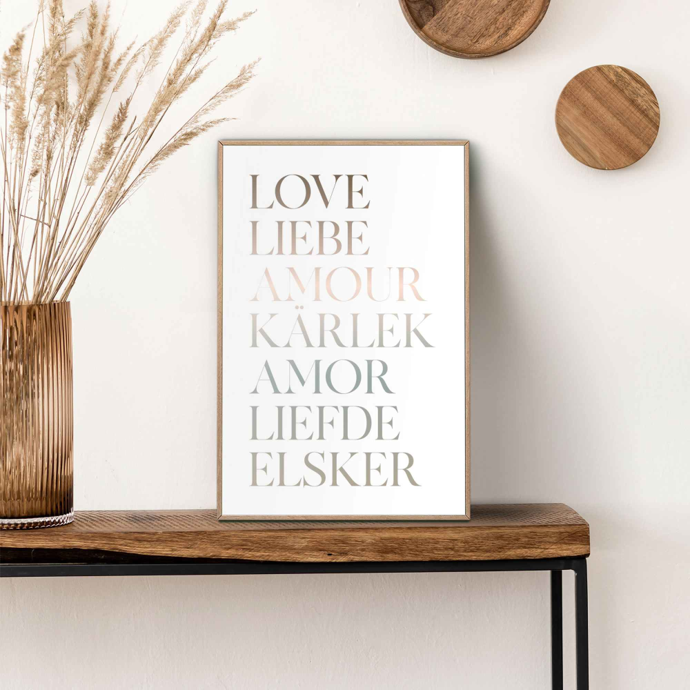 Rahmenbild Love