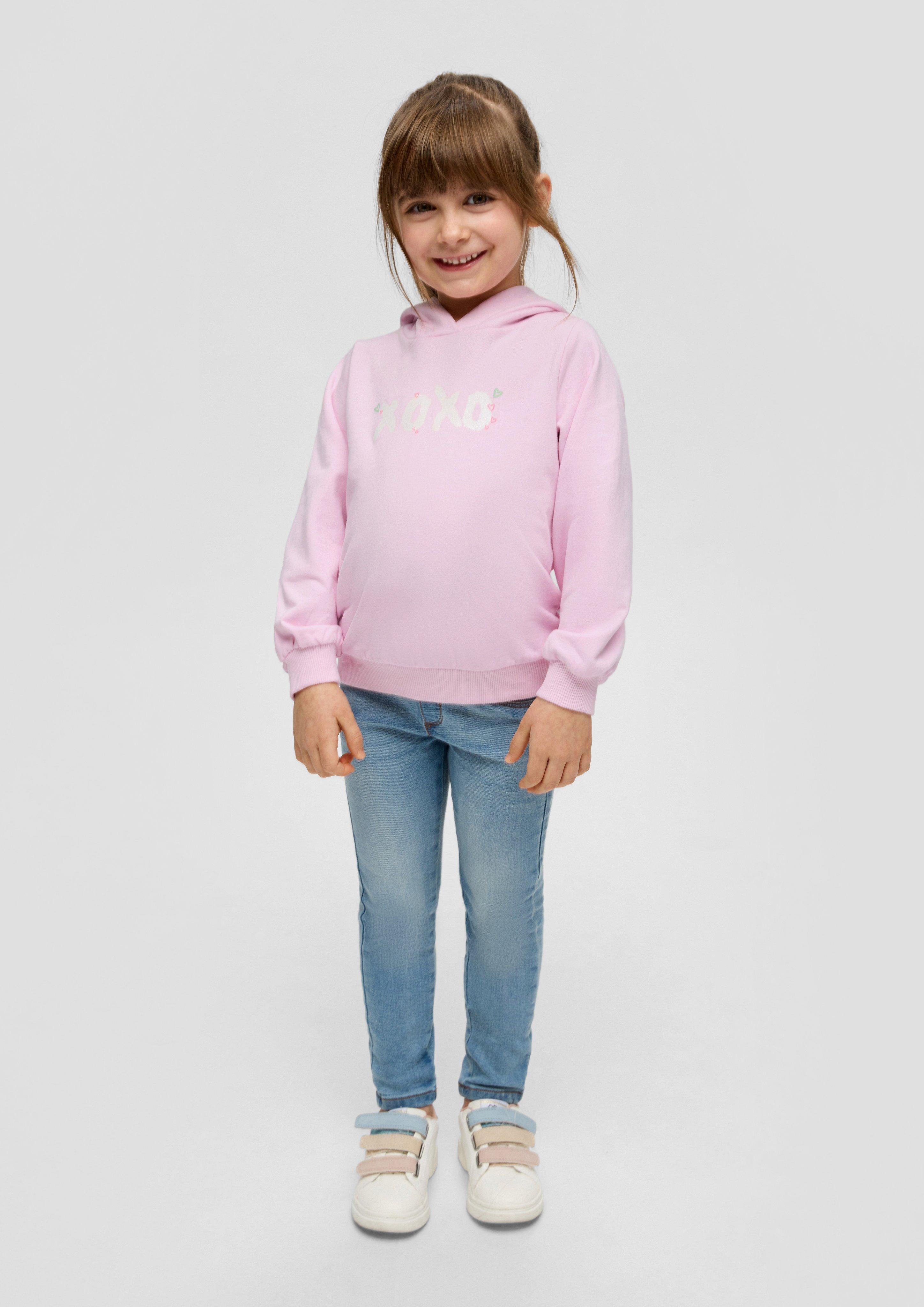 Kapuzensweatshirt mit Print  2140031-4073
