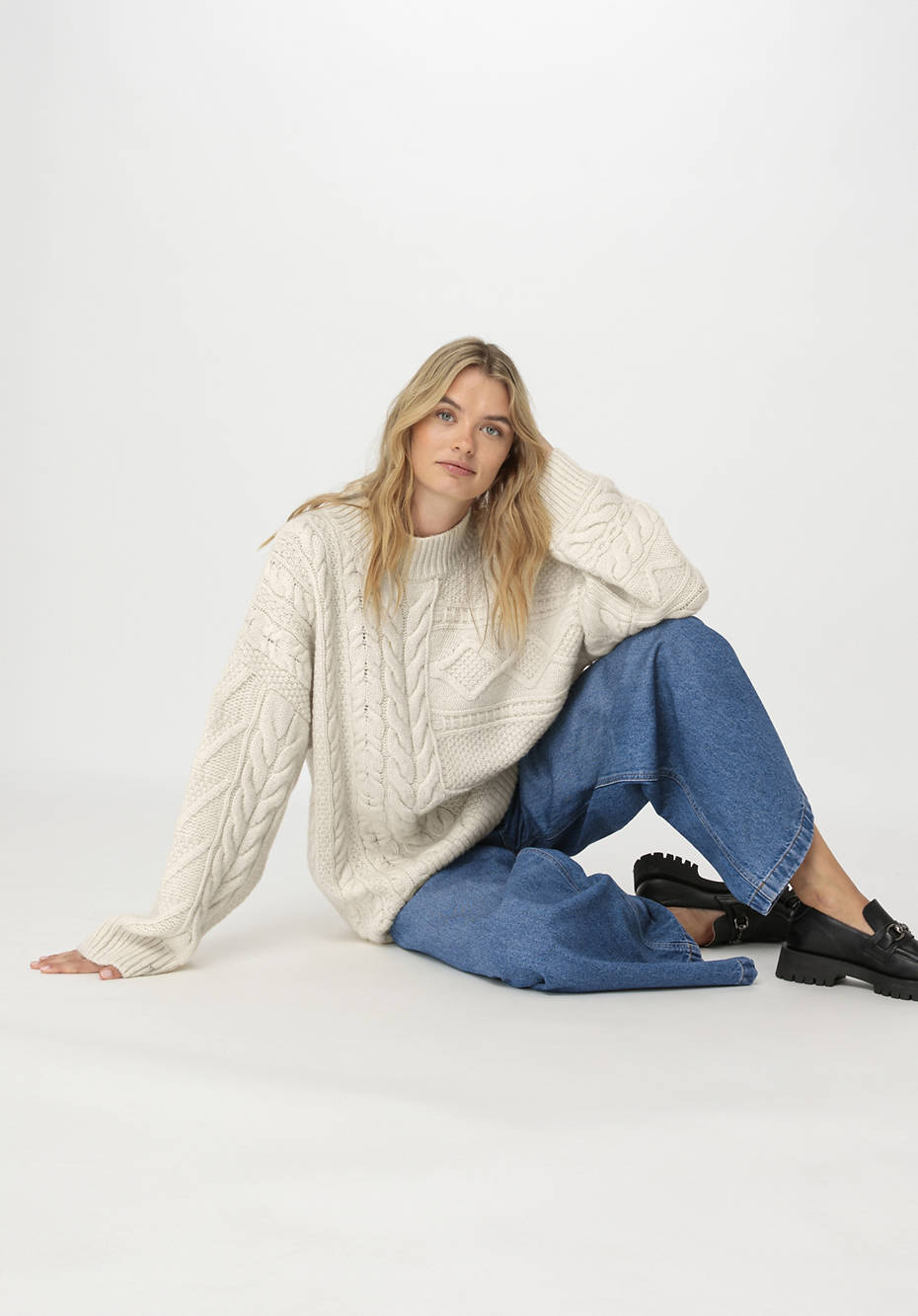 WUNDERKIND X HESSNATUR Pullover aus reiner Merinowolle