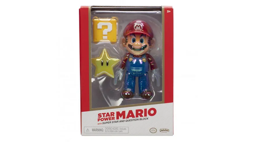 Super Mario - Mario Stern 10 cm Figur (Sammlerbox)