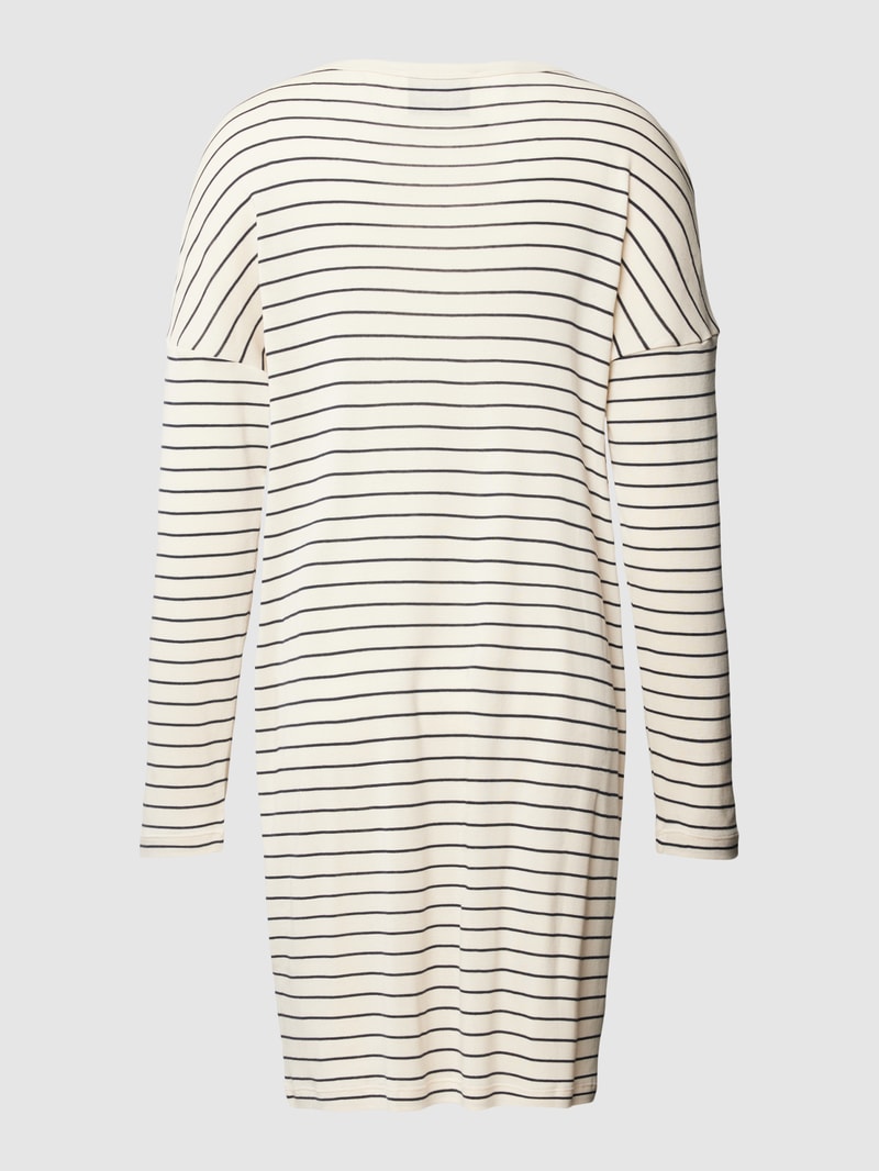 Nachthemd mit Streifenmuster Modell 'SOFT Sensation' in offwhite