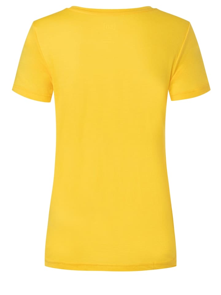 super.natural Merino T-Shirt W SLOPES TEE in gelb günstig kaufen