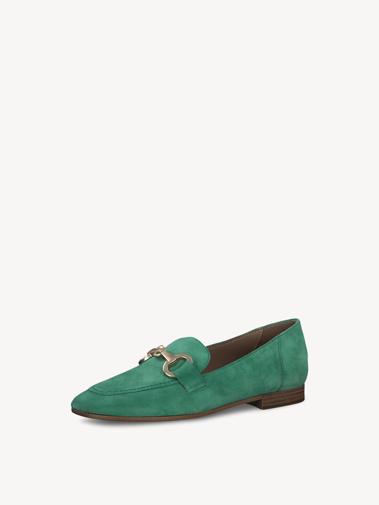 Slipper en cuir - vert