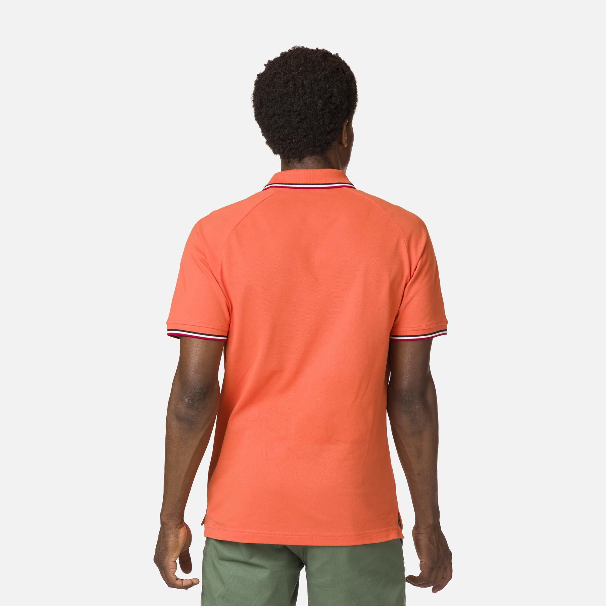 Polo logo à manches raglan homme