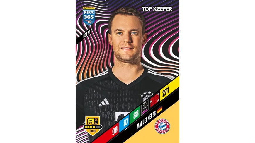 PANINI FIFA 365 AdrenalinXL Trading Cards Kollektion - Premium Gold Pack