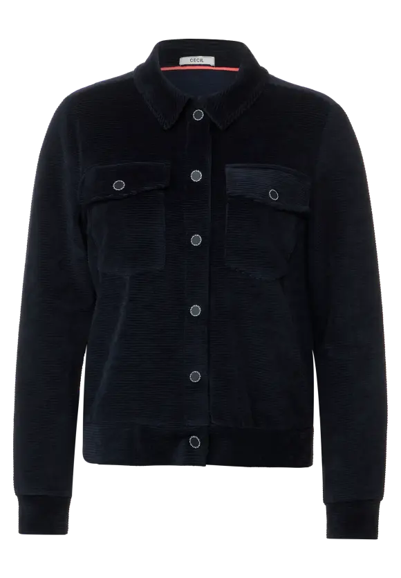 CECIL Cordjacke mit Brusttaschen
