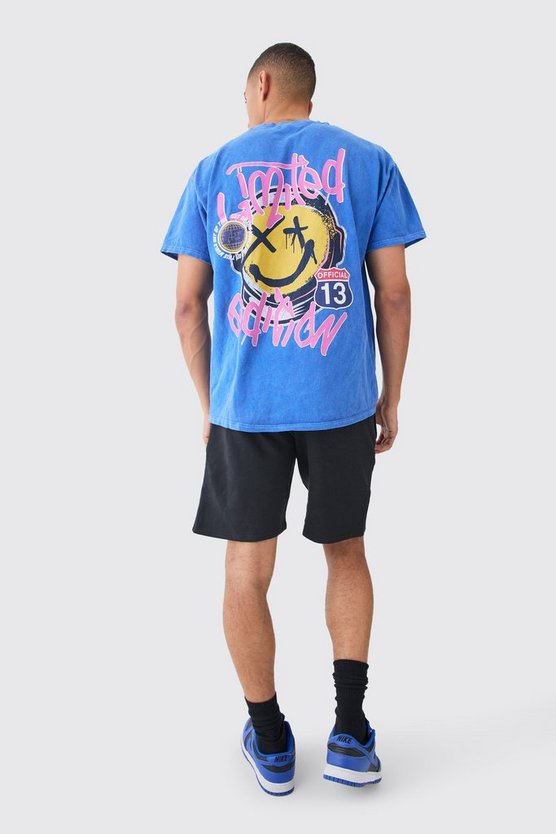 Oversize T-Shirt-Set mit Print