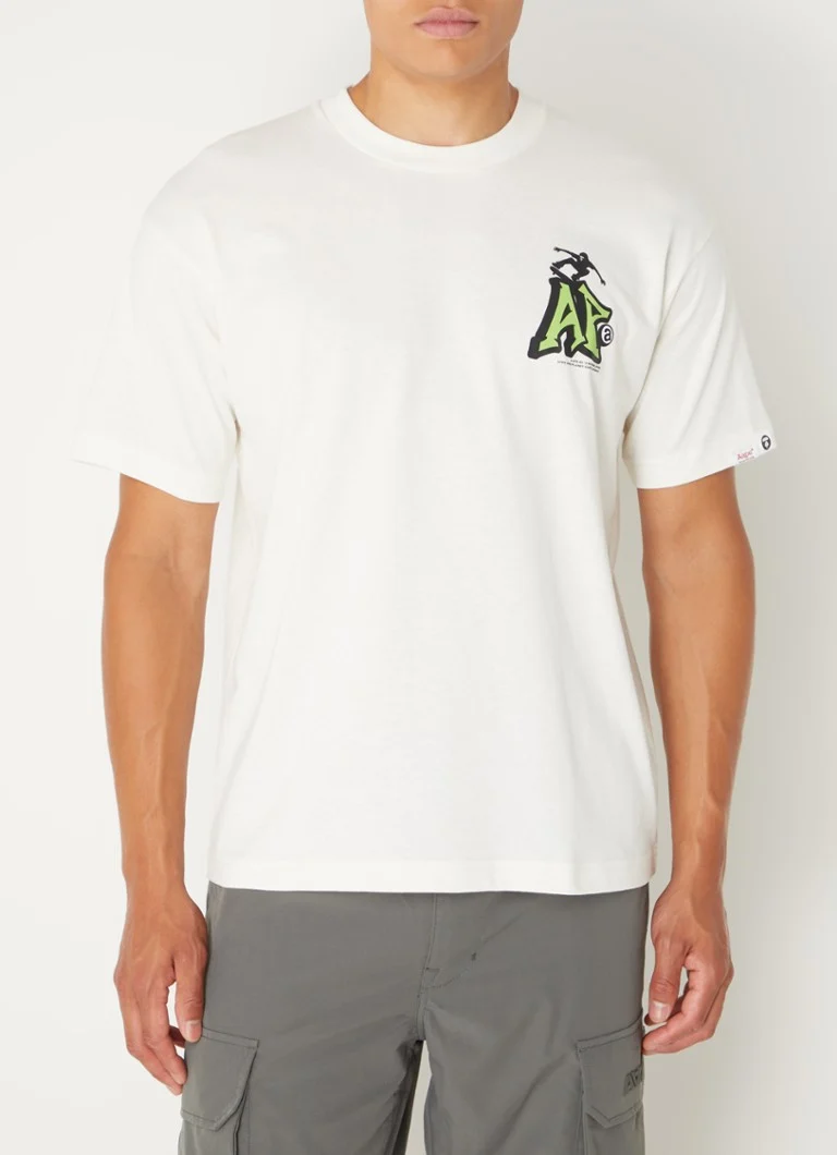 Aape T-shirt with front and back print