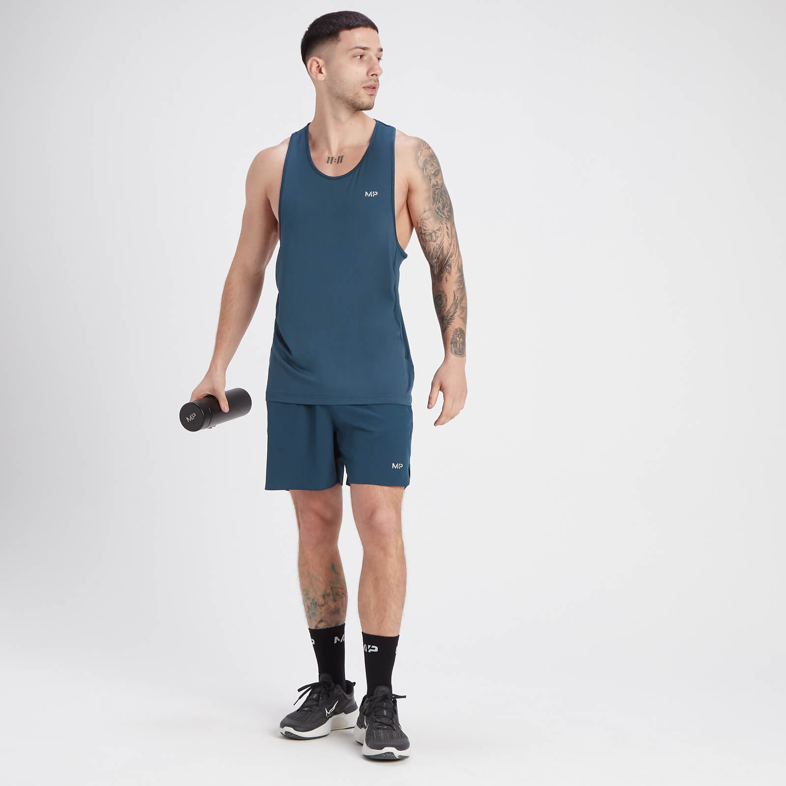 Short avec entrejambe de 13 cm MP Velocity pour hommes – Lune bleue