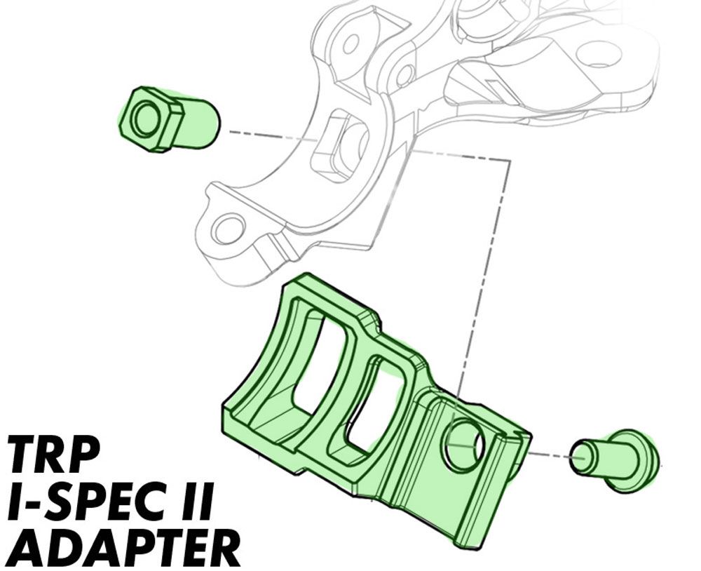 TRP I-Spec II Adapter rechts kaufen | Bike-Discount