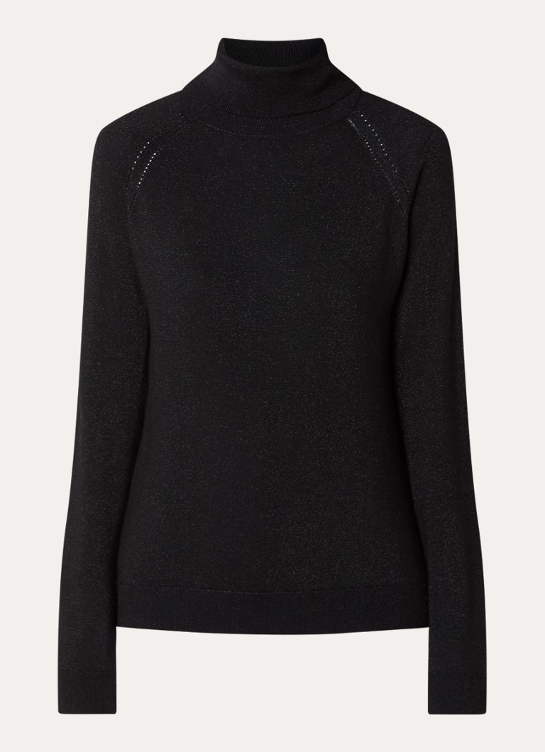 Pull Summum en maille fine à col roulé et lurex