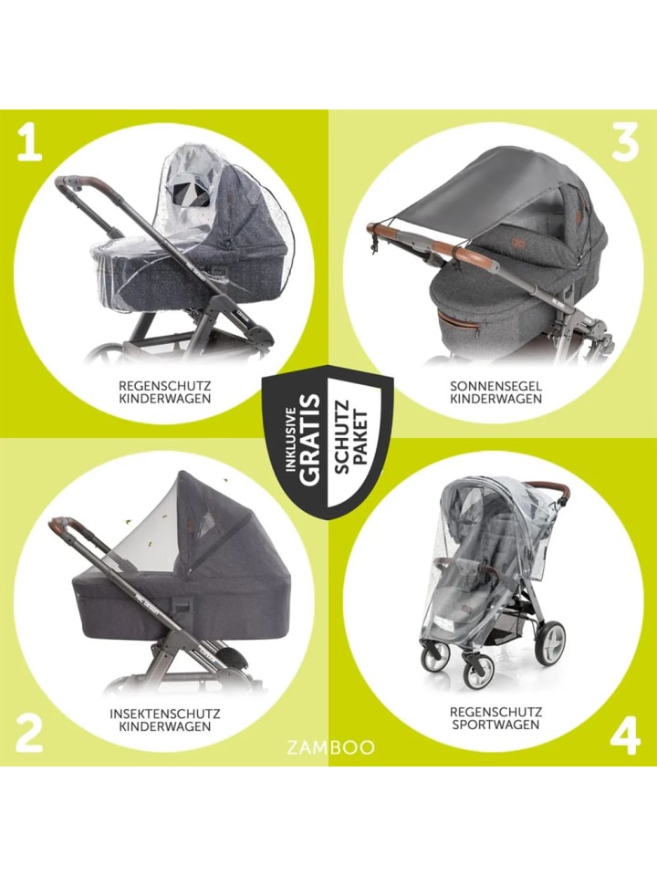 Hauck Buggy & Sportwagen Vision X inkl. XXL Zubehörpaket in beige günstig kaufen onesize