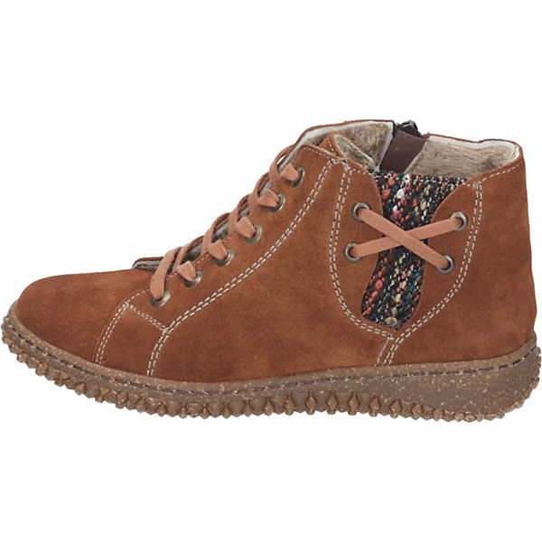 COMFORTABEL Schnür-Stiefeletten braun