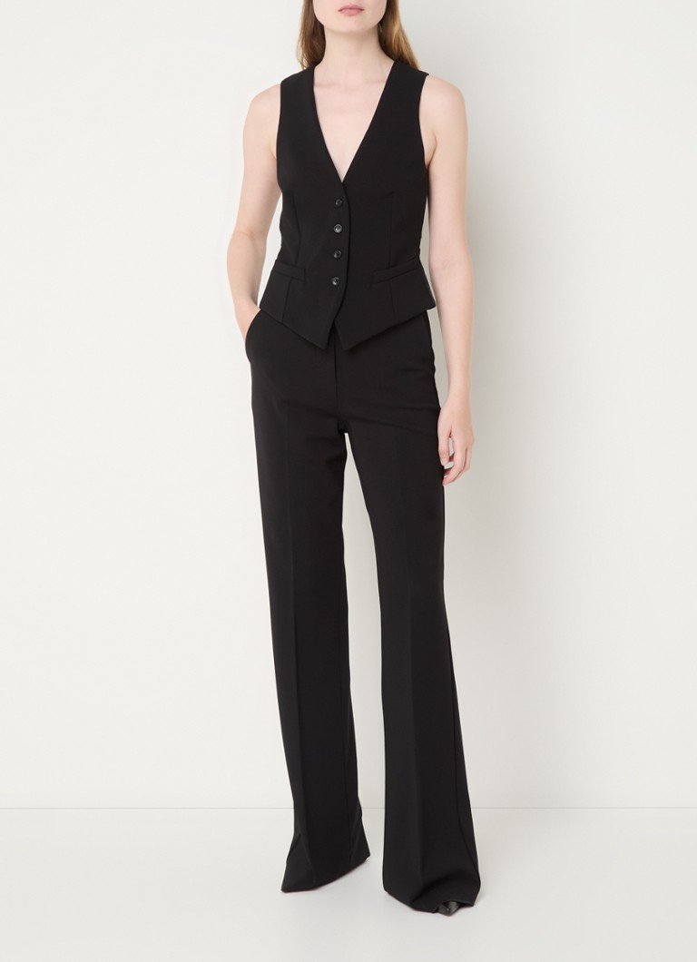 Vestă MaxMara Kiwi cu buzunare cu nervuri