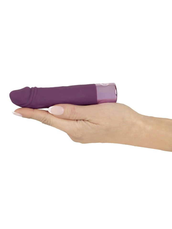 Elegant Series Vibrator Realistic Vibe in lila günstig kaufen 14,3 cm