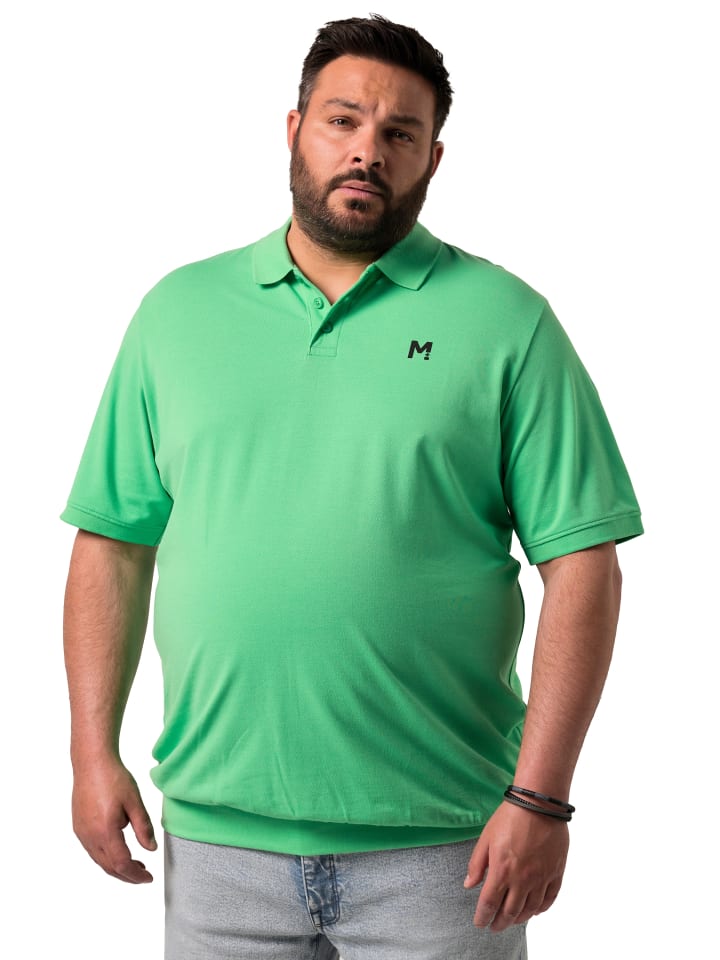 Men Plus Poloshirt in blaugrün günstig kaufen