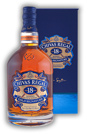 Chivas Regal 18 Years Gold Signature 1,0 Liter Chivas Regal 18 Years Gold Signature 1,0 Liter Vollmundig, vielschichtig und samtig weich. Alter 18 J. - 1	 Liter - Vol 40%