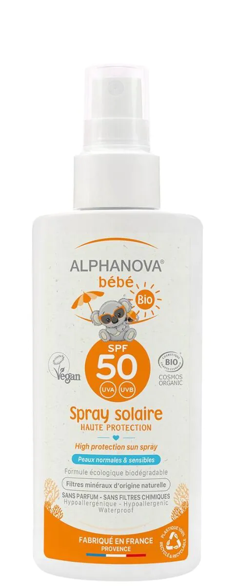 Alphanova Bebe sprej protiv sunca sa visokim SPF 50