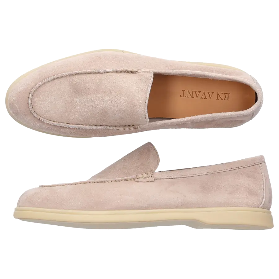 EN AVANT - Loafer 538 Veloursleder - beige