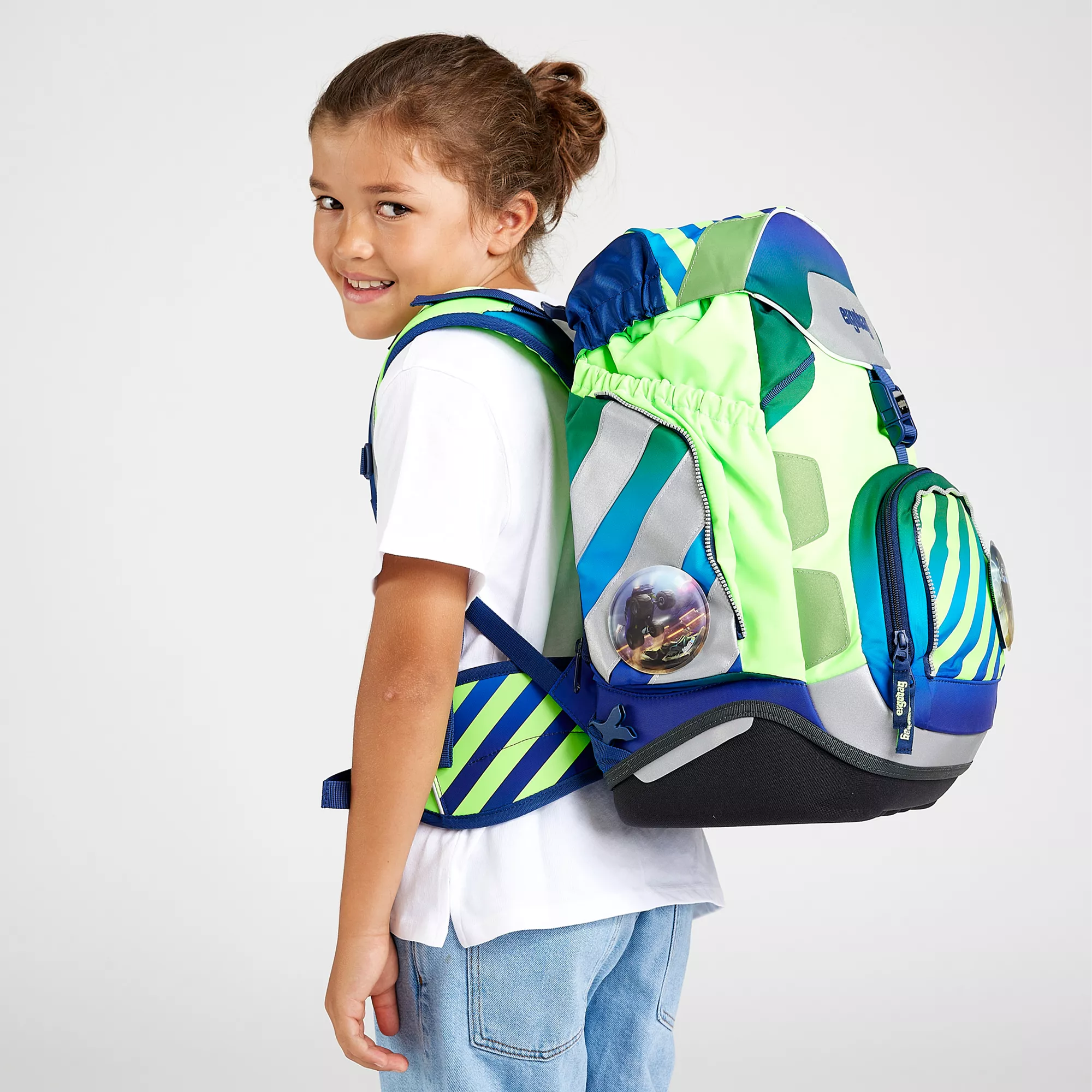 ergobag Schulrucksack-Set Truckbär