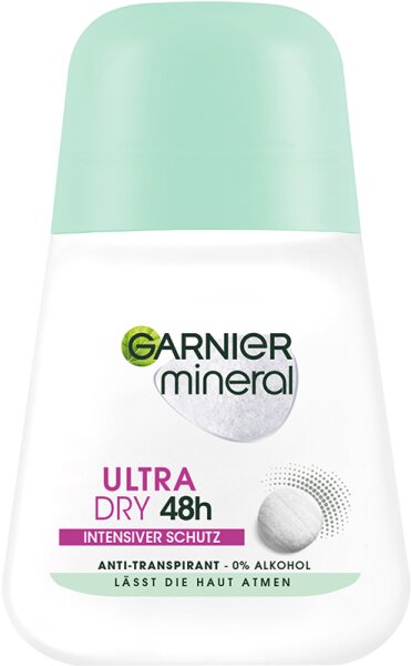 Garnier Mineral UltraDry 48h Roll-on Anti-Transpirant Deodorant Roll-On