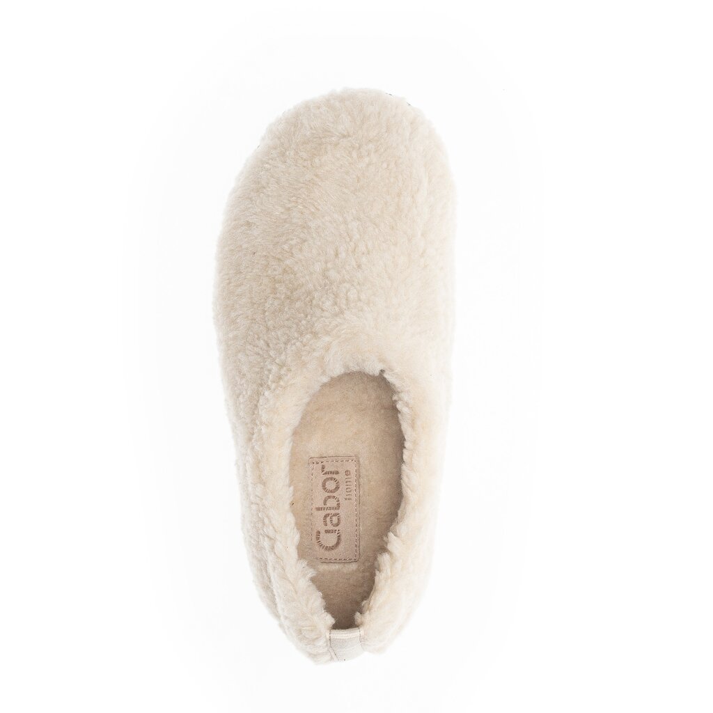 Gabor fashion Plüschhausschuh beige