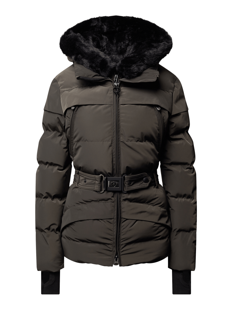 Tivana 382 Funktionsjacke mit Webpelz in anthrazit