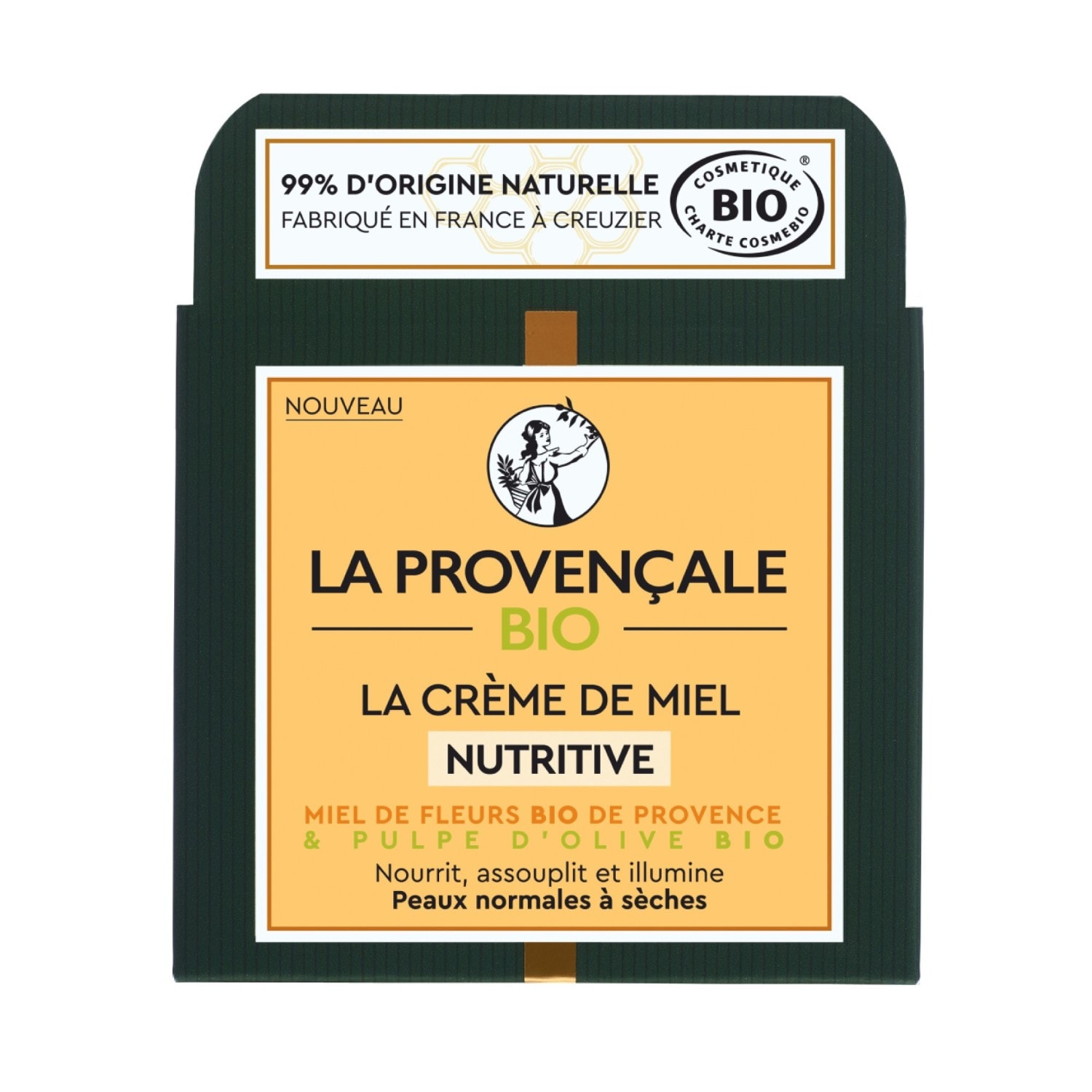 Výživný medový krém s certifikáciou Organic La Provençale