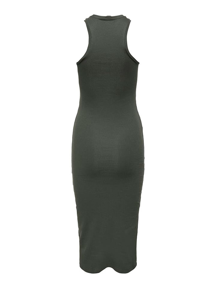 ONLY Kleid in Dunkelgrün günstig kaufen