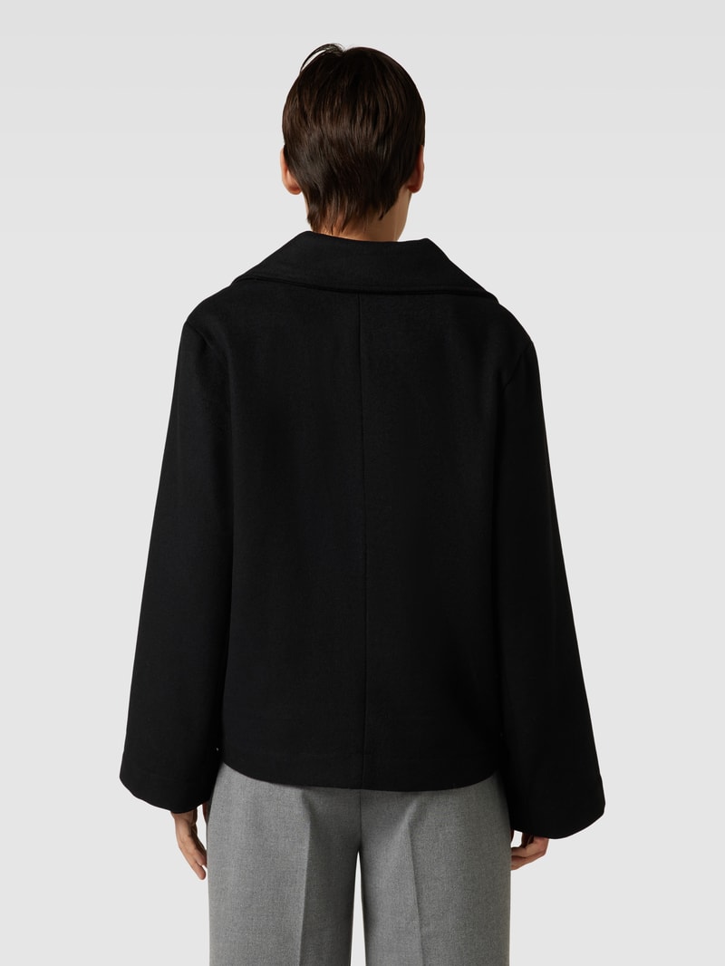 Cabanjacke mit Glencheck-Muster Modell 'KEILY' in schwarz