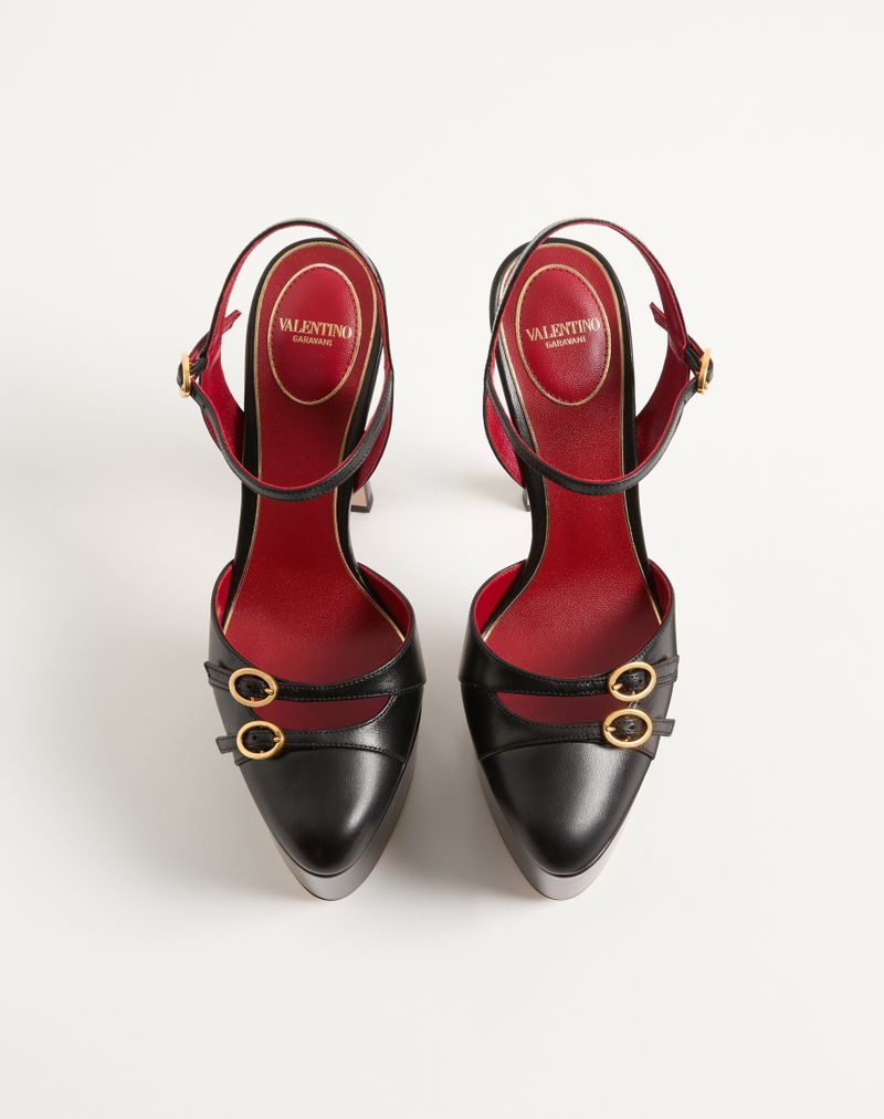 145 mm Crasher Platform Pumps i gedeskind