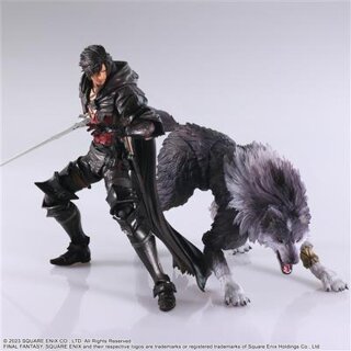 Final Fantasy XVI Bring Arts Action Figur - Clive Rosfield & Torgal