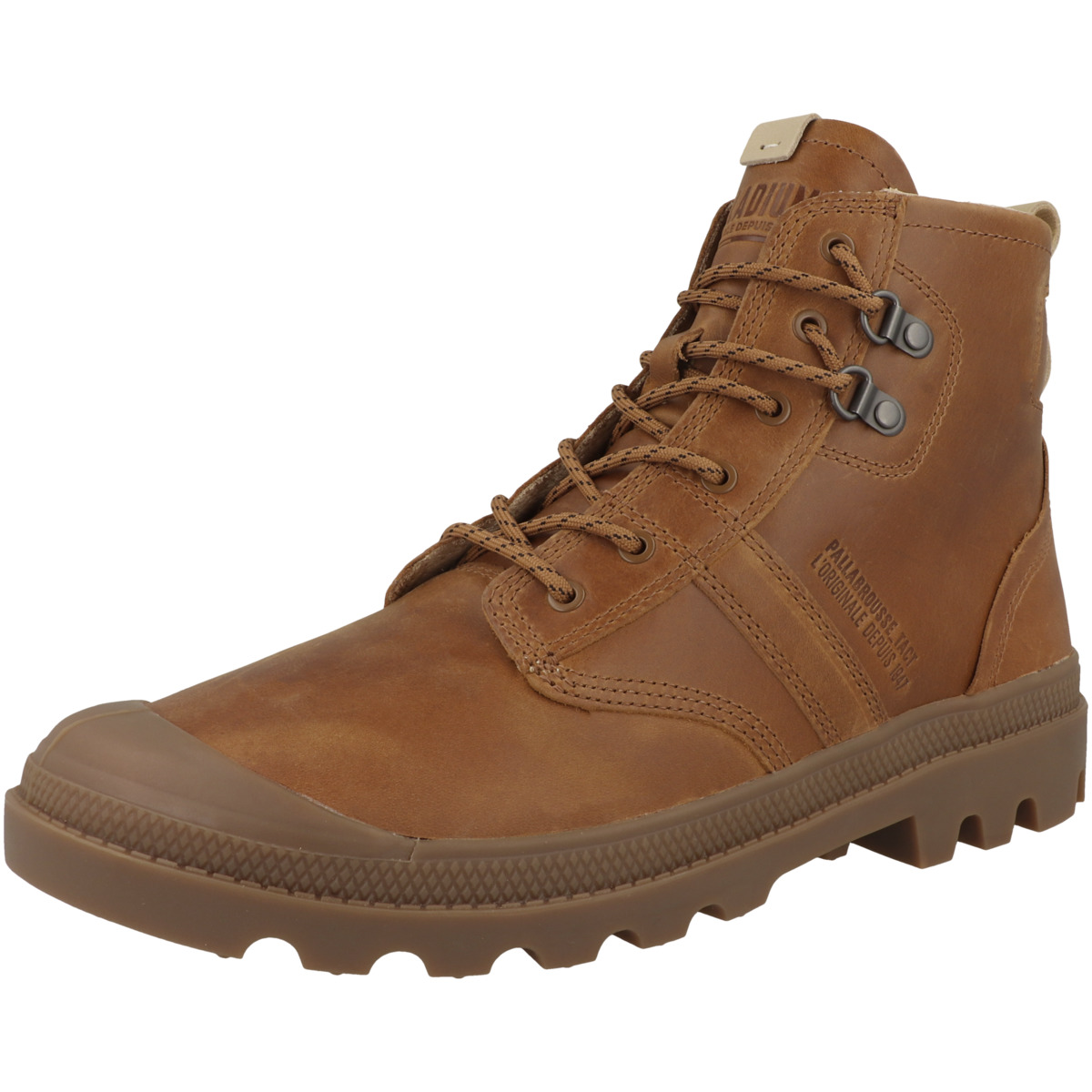 Palladium Pallabrousse Tactical Leather Schnürboots braun