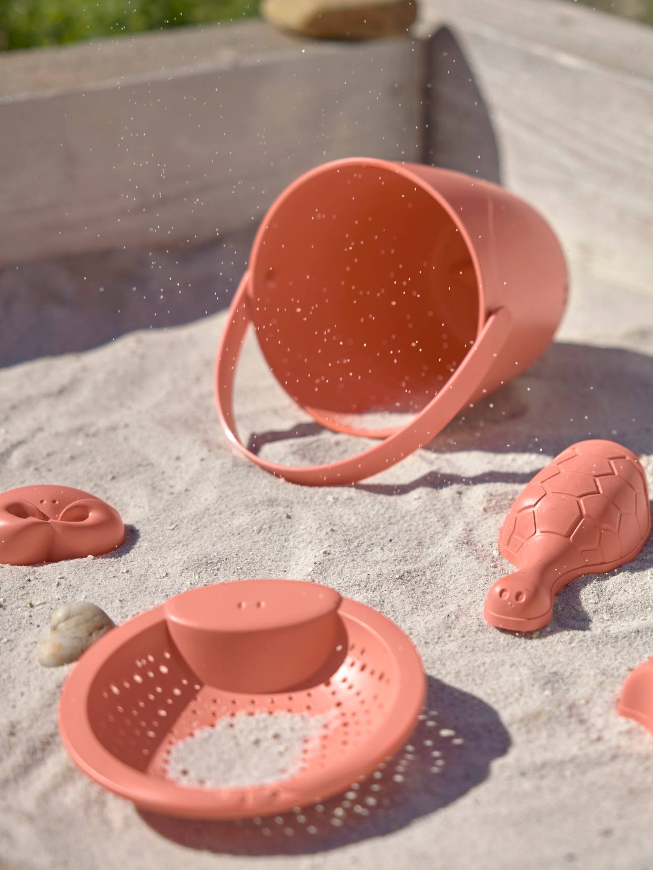 Set de 5 jouets de sable Water Friends LÄSSIG rose