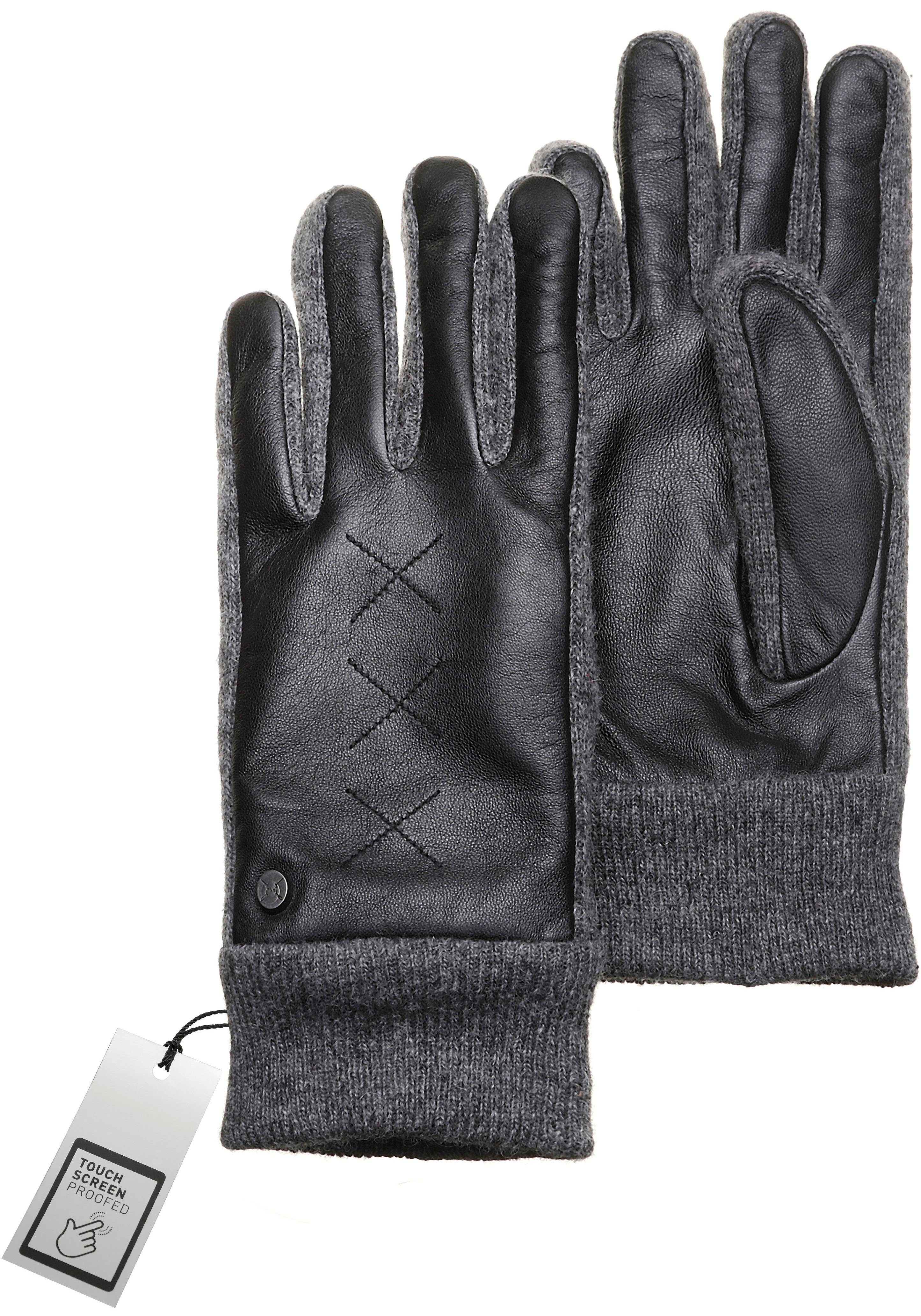 PEARLWOOD Lederhandschuhe Smilla Original PEARLWOOD Edelstahlniete