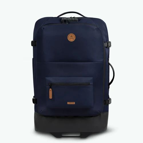 Reykjavik medium 2-wheel soft suitcase, navy blue